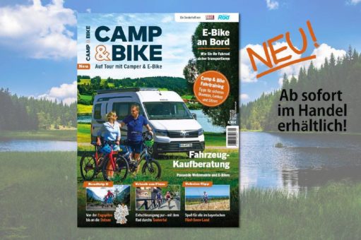 Neues Magazin „Camp & Bike“: Die Traumkombi für aktive Urlauber