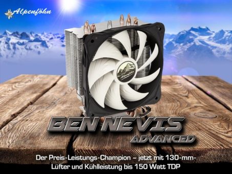 NEU bei Caseking: Die optimierte Advanced Edition des Alpenföhn Ben Nevis Allround-Kühlers