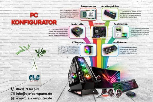 CLS Computer veröffentlicht Online PC-Konfigurator Tools für Kunden