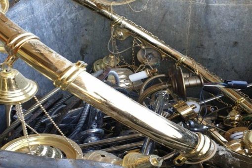Wir entsorgen für sie den Altschrott Metall weg Team Schrotthändler Rheine
