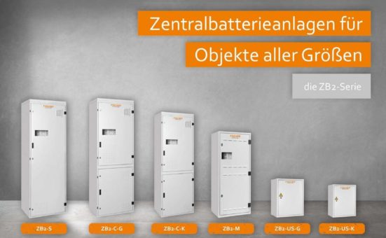 Die FiSCHER Akkumulatorentechnik GmbH stellt mit der ZB2 ein neues Zentralbatteriesystem (CPS) vor