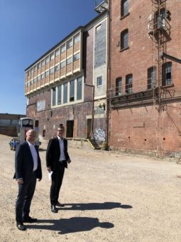 Sebastian Brehm, MdB, besuchte Baustelle der wbg Nürnberg