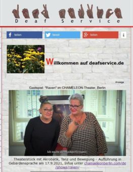 Raven – das zeitgenössische Zirkusstück mit Gebärdensprache