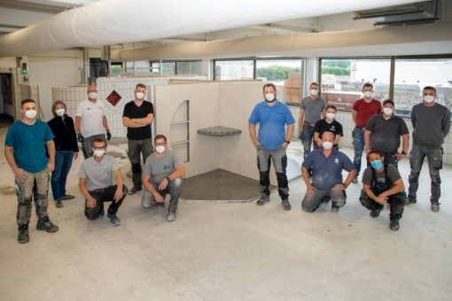 PCI unterstützt Fliesenleger-Meisterprüfung im Bau-ABC Rostrup