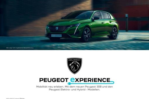 Roadtour PEUGEOT eXPERIENCE: Elektromobilität live erleben