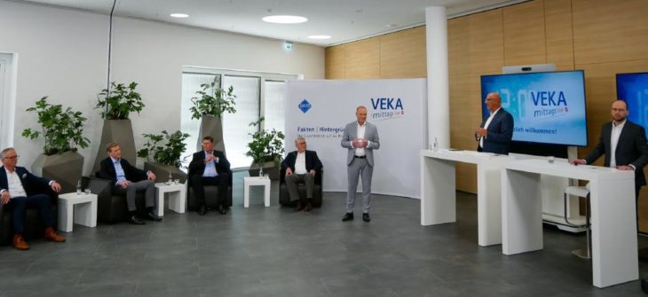 Neue digitale Veranstaltungsreihe: Auftaktveranstaltung „VEKA mittags live“ traf den Nerv der Partner