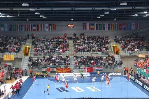 Max Bögl Arena in Varazdin ist Austragungsort für die EHF Handball Europameisterschaft der Männer 2018 in Kroatien