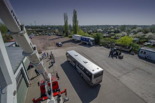 Bei „Logistik zum Anfassen“ in Leipzig Fahrzeuge und Berufschancen kennenlernen