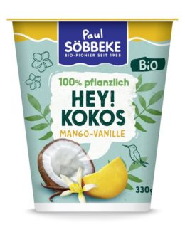 Neu von Söbbeke: HEY KOKOS! – 100% pflanzlich, bio und lecker