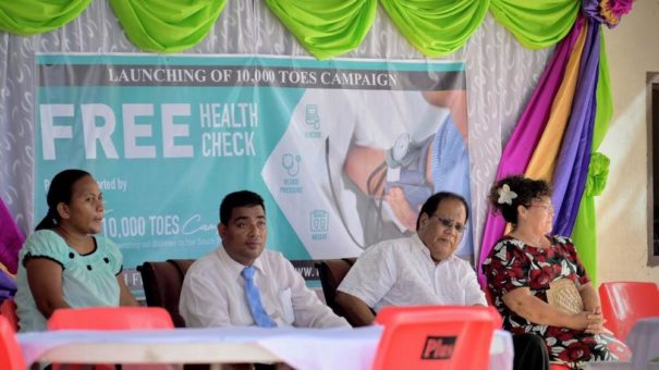 „10.000-Zehen-Kampagne“ gegen Diabetes in Kiribati gestartet