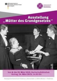 Ausstellung „Mütter des Grundgesetzes“ in Hochschulbibliothek Friedensau