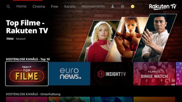 Rakuten TV präsentiert über 90 kostenlose lineare Kanäle und bietet die beste globale und lokale Unterhaltung in ganz Europa