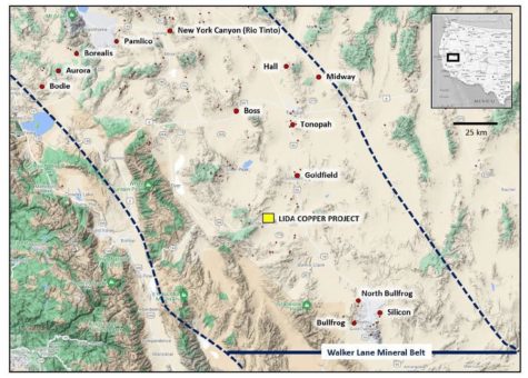 Aguila American Gold erwirbt Kupfer-Silber-Projekt Lida in Nevada