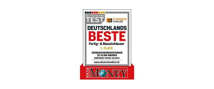 „Deutschlands Beste“: FingerHaus mit Platz 1 in größter Untersuchung zur Kundenbewertung