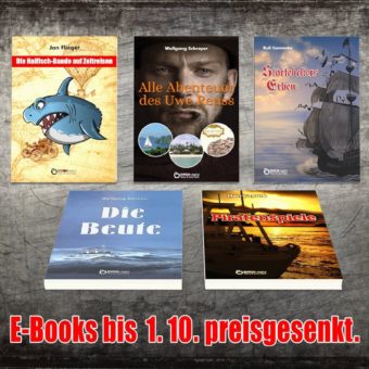 Einen Kaffee für Kobzew, ein Geschenk des Schicksals und ein Dolch von Klaus Störtebeker – Fünf E-Books von Freitag bis Freitag zum Sonderpreis