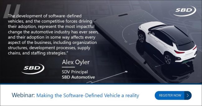 Webinar „Making the Software-Defined Vehicle” a reality!