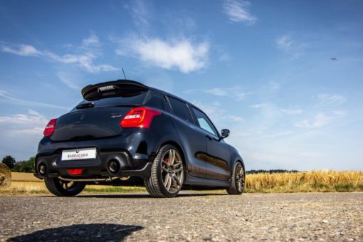 Barracuda Racing Wheels Europe: Kraftzwerg auf schicken Barracudas: Shoxx am Suzuki Swift Sport