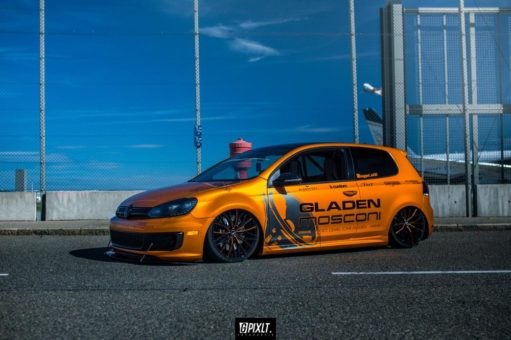 JMS Fahrzeugteile, Veredeltes Jubiläums-Sondermodell: Tiefer Golf GTI mit Ultralight Project 3.0 auf der Essen Motor Show