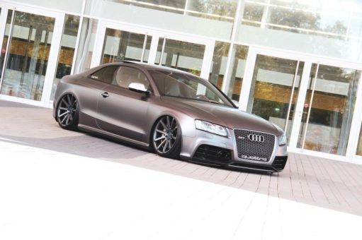 Audi RS 5 mit DeVille-Rädern und Weltpremiere der TZUNAMEE EVO auf der Essen Motor Show 2018