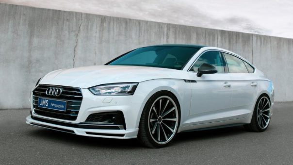 Aerodynamik-Komponenten und Cor.Speed-Räder am Audi A5 B9 Sportback