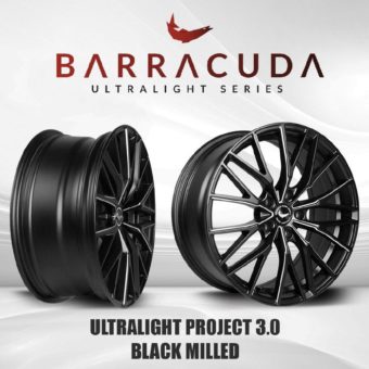Barracuda Racing Wheels Europe:  Neues Felgenmodell Ultralight Project 3.0 am VW Golf GTI