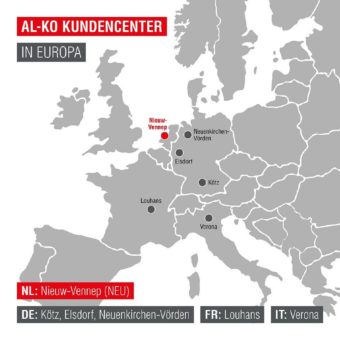 AL-KO Fahrzeugtechnik eröffnet Benelux-Kundencenter