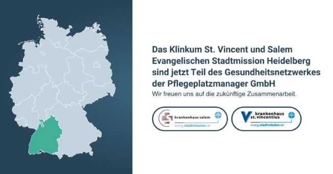 Evangelische Stadtmission Heidelberg gGmbH: Krankenhäuser Salem und St. Vincentius gehen ab dem 01.10.2021 den Weg des digitalen Entlassmanagements
