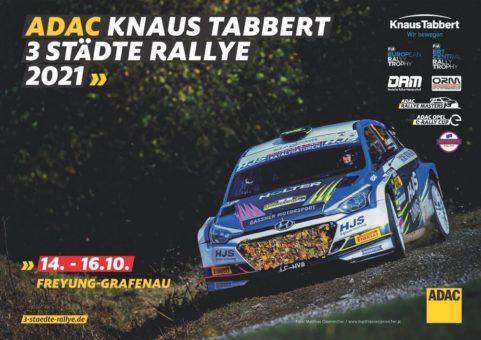 Knaus Tabbert wieder Titelpartner der ADAC KNAUS TABBERT 3 STÄDTE RALLYE: Rallyesport auf höchstem Niveau