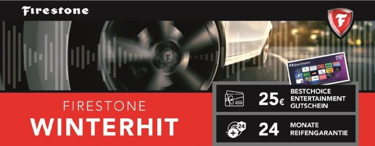 Firestone startet Prämienaktion „Firestone Winterhit“