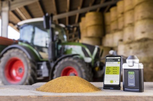 BASF und trinamiX bringen Mobile NIR-Spektroskopielösung für die Futtermittelindustrie auf den Markt