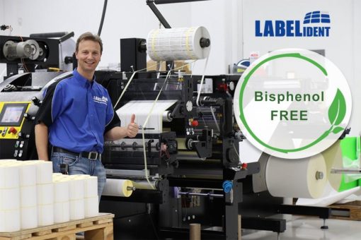 100% Bisphenol A (BPA) freie Etikettierung mit Labelident