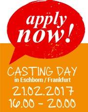 Casting DAY bei Performance Solutions am 21.02.2017 in Frankfurt/Eschborn – Jetzt bewerben!