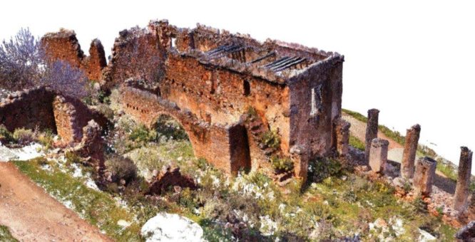 Restaurierung eines historischen Gebäudes in Kreta mittels Laserscanning