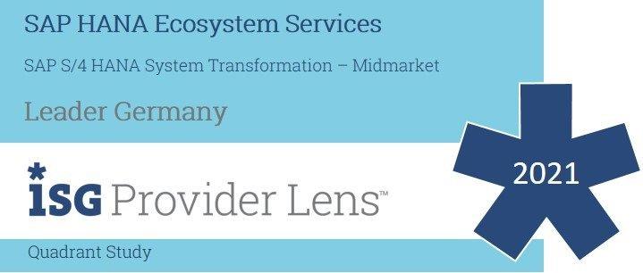 ISG Provider Lenses SAP S/4HANA: All for One Group als „Leader Germany“ in 4 Kategorien bewertet