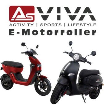 Erweiterung der E-Mobilität: Neue 45er E-Motorroller von AsVIVA erhältlich