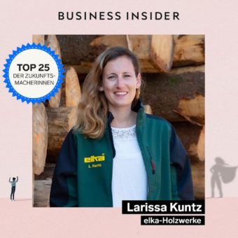 elka-Geschäftsführerin Larissa Kuntz von Business Magazin ausgezeichnet