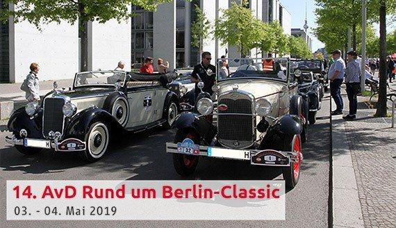 Erstes Mai-Wochenende: 14. AvD Rund um Berlin-Classic