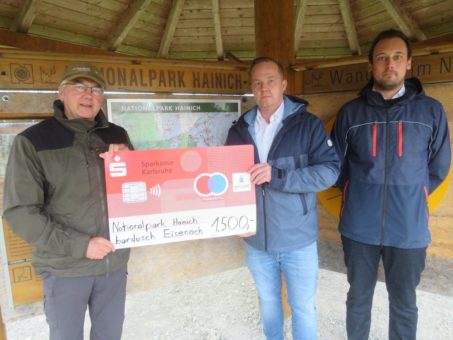 Spende für die Nationalparkarbeit
