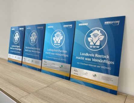 Vier Jahre geförderter Breitbandausbau der WEMACOM