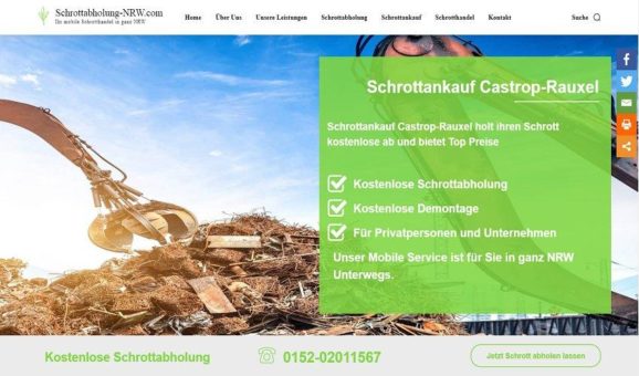 Schrottankauf Castrop-Rauxel – Ankauf von Schrott, Metalle und Fahrzeugen in Castrop-Rauxel oder ganz NRW