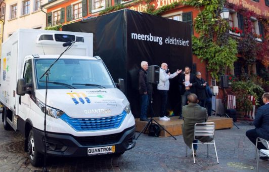 Elektro-Offensive der Stadt Meersburg startet mit einem null-emissionen Fahrzeug von QUANTRON in eine emissionsfreiere (grünere) Zukunft
