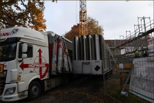 wbg errichtet typisierte Holzhybridhäuser