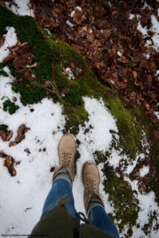 Im Winter an die Beine denken