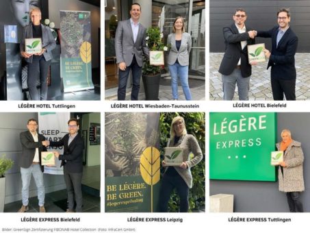 GreenSign Zertifizierung der FIBONA® Légère Hotelgroup
