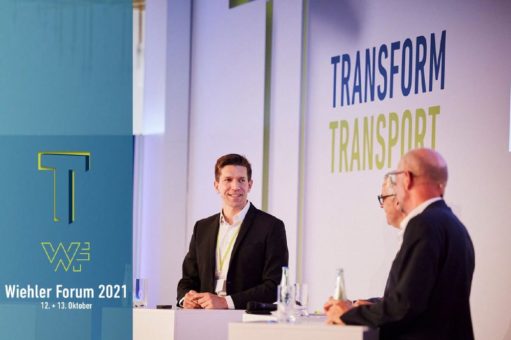 Fabian Heidl spricht auf dem Wiehler Forum zu Trends in der Logistik