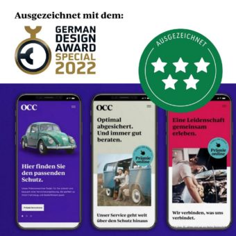 OCC gewinnt German Design Award 2022