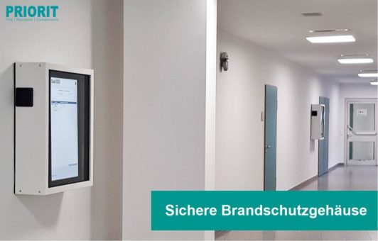 Priorit Monitor Brandschutzgehäuse für Flucht- & Rettungswege