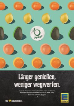 EDEKA startet Apeel-Kampagne mit neuem TV-Spot