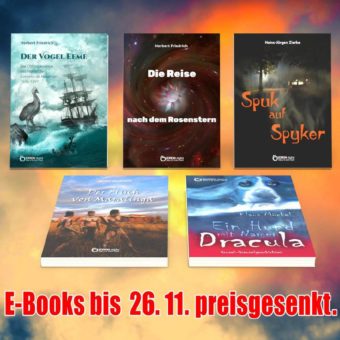 Der Teufel nimmt übel, Tina allein in der Höhle, zehn Jahre im All und der Tod des Waffenmeisters -5 E-Books von Freitag bis Freitag zum Sonderpreis