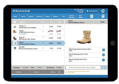 Kienast optimiert Verkaufskanäle von stationär zu digital mit POS Suite PRIAMOS